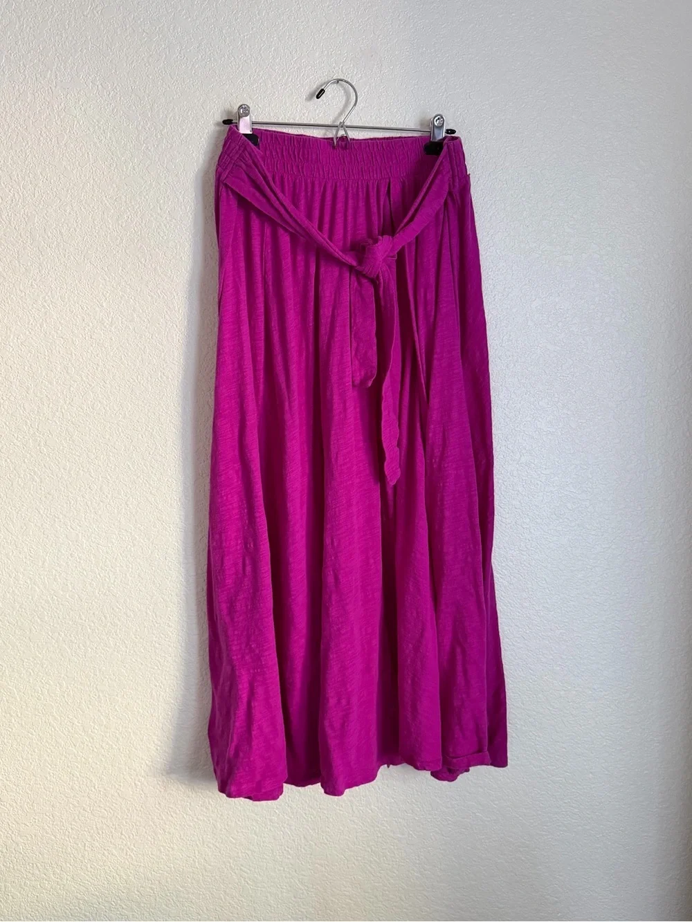 Torrid Maxi Slub Front Slit Swim Cover-Up Skirt 1X Pink